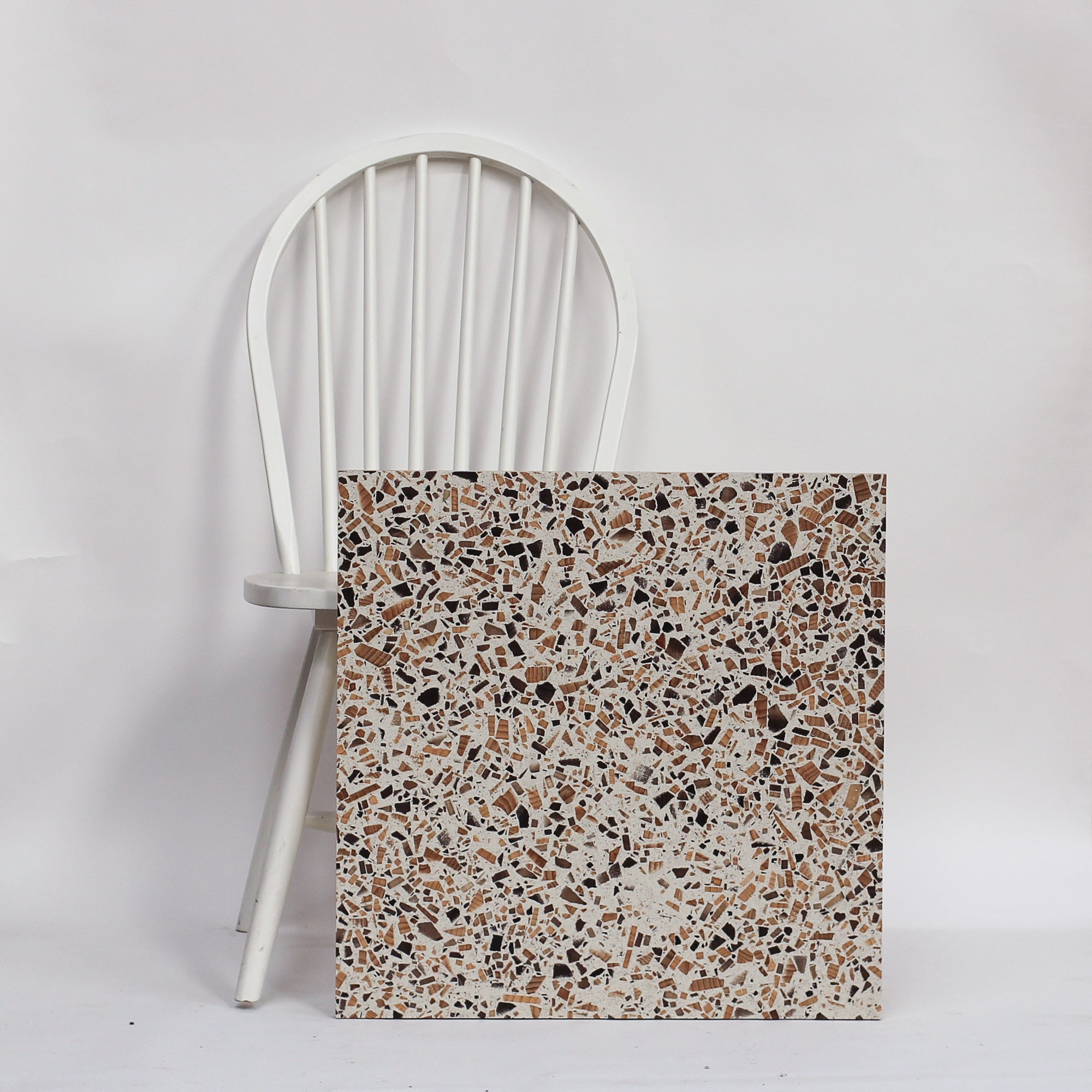 Ivory Cedar and Walnut - 600 x 600mm