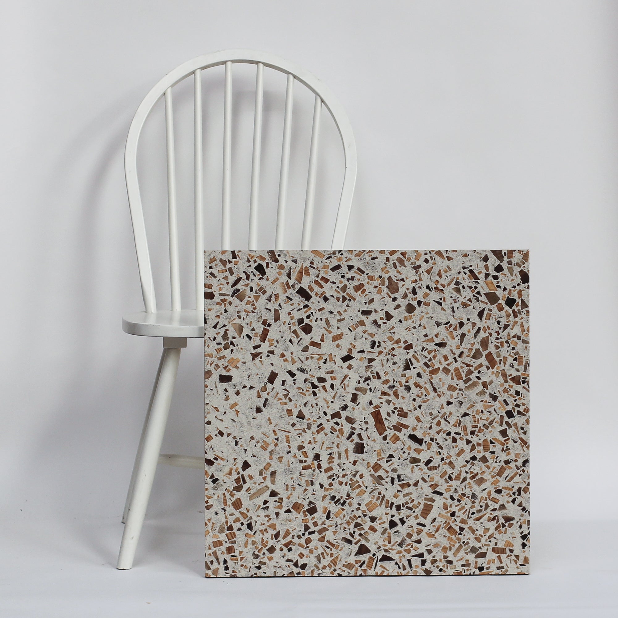 Ivory Cedar and Walnut - 600 x 600mm